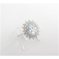 Anneau Damiata Gioielli Femme in Or blanc 545/5/102/1-D199 - 545/5/102/1-D199